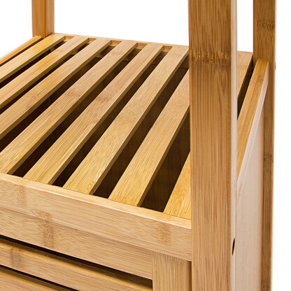 Artikelbild 6 für relaxdays Badregal braun 36,5 x 33,0 x 80,0 cm, Artikelnummer 448664