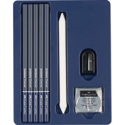 Artikelbild 2 für FABER-CASTELL Goldfaber Zeichenkohle blau, 1 Set, Artikelnummer 106319