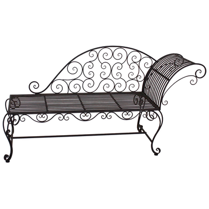 Artikelbild für Garden Pleasure Gartenbank LAMINGTON 950393 schwarz Metall 163,0 cm, Artikelnummer 310076