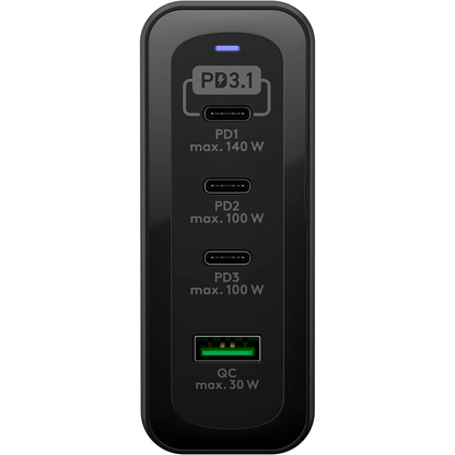 Artikelbild 3 für goobay Ladeadapter schwarz, Kabellänge: 1,0 m, 240 Watt, Artikelnummer 557294