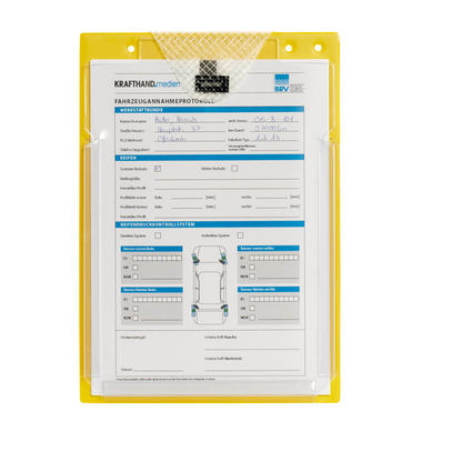 Artikelbild 2 für EICHNER Auftragstaschen Turbo gelb für EICHNER Einstecktafel, Artikelnummer 262067