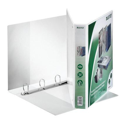 Artikelbild für LEITZ Präsentationsringbücher 4-Ringe weiß 5,0 cm DIN A4, 6 St., Artikelnummer 596098