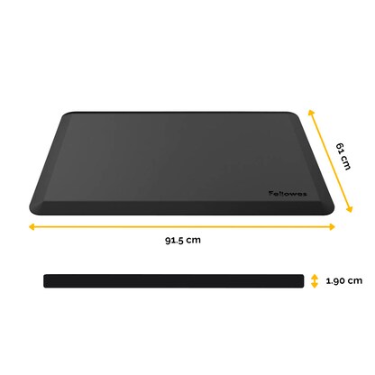 Artikelbild 8 für Fellowes Anti-Ermüdungsmatte Büro Everyday schwarz 61,0 x 91,5 cm, Artikelnummer 782065