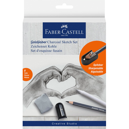 Artikelbild für FABER-CASTELL Goldfaber Zeichenkohle blau, 1 Set, Artikelnummer 106319