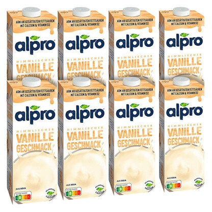 Artikelbild für alpro® Vanillegeschmack Sojadrink 8x 1,0 l, Artikelnummer 873584