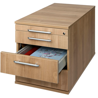 Artikelbild 6 für HAMMERBACHER Solid TC30 Rollcontainer nussbaum 4 Auszüge 42,8 x 80,0 x 51,2 cm, Artikelnummer 293528