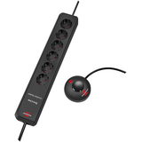 Artikelbild 1 für brennenstuhl Eco-Line Comfort Switch 6-fach Steckdosenleiste mit Fußschalter 2,0 m schwarz, Artikelnummer 300491