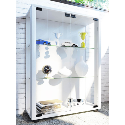 Artikelbild 3 für VCM my home Sintalo Vitrine weiß 2 Fachböden, Artikelnummer 781505