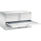 Artikelbild 1 für CP 7200 Planschrank lichtgrau 10 Schubladen 135,0 x 96,0 x 76,0 cm, 1 St., Artikelnummer 682118
