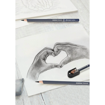 Artikelbild 3 für FABER-CASTELL Goldfaber Zeichenkohle blau, 1 Set, Artikelnummer 106319