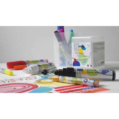 Artikelbild 12 für KREUL Triton Power Pack Acrylstifte farbsortiert 15,0 + 1,4 mm, 13 St., Artikelnummer 115549