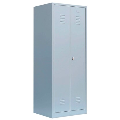 Artikelbild für LÜLLMANN Spind lichtgrau 515420, 1 Schließfach 80,0 x 50,0 x 180,0 cm, Artikelnummer 185449