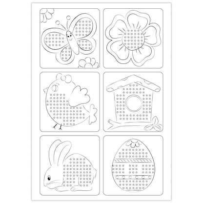 Artikelbild 5 für URSUS® Bastelset Kreuzstichvorlagen mehrfarbig, Artikelnummer 232669