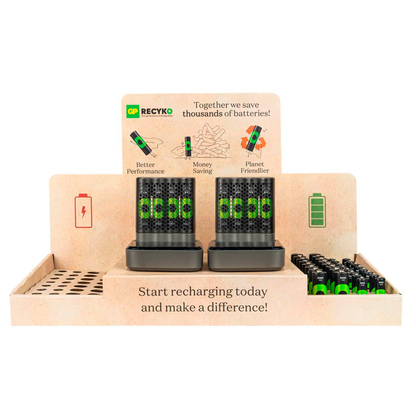 Artikelbild für GP ReCyko Pro Management Display 45-tlg. USB-Akku-Schnellladegerät inkl. Akkus, Artikelnummer 619629