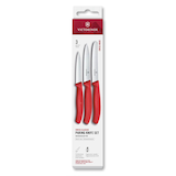 Artikelbild 1 für VICTORINOX Küchenmesser Swiss Classic silber, rot, 1 Set, Artikelnummer 637039