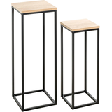 Artikelbild 1 für HAKU Möbel Pflanzenständer-Set Watford Holz eiche, 1 Set, Artikelnummer 340228