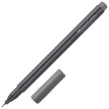 Artikelbild 1 für FABER-CASTELL Grip Fineliner grau 0,4 mm, 1 St., Artikelnummer 758689