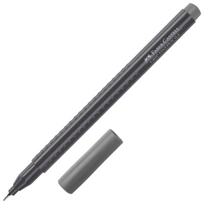 Artikelbild für FABER-CASTELL Grip Fineliner grau 0,4 mm, 1 St., Artikelnummer 758689