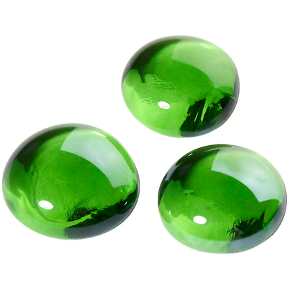 Artikelbild 2 für GLOREX Muggelsteine grün Glasnuggets Ø 20,0 mm, 200,0 g, 1 Pack, Artikelnummer 732093