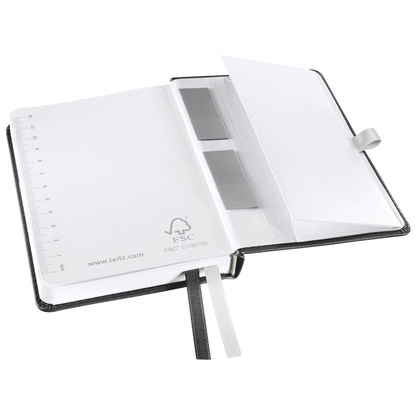 Artikelbild 6 für LEITZ Notizbuch DIN A6 kariert, satin schwarz Hardcover 160 Seiten, 1 St., Artikelnummer 290135