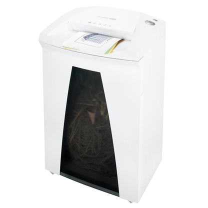 Artikelbild 2 für HSM SECURIO B32 Aktenvernichter mit Partikelschnitt P-5, 1,9 x 15 mm, bis 11 Blatt, weiß, Artikelnummer 558650