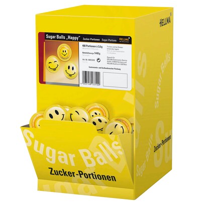 Artikelbild für HELLMA Sugar Balls Happy Zuckersticks, 400x 3,6 g, Artikelnummer 235788