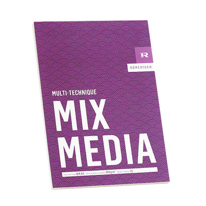 Artikelbild für RÖMERTURM Zeichenblock MIX MEDIA DIN A4 300 g/qm, 25 Blatt, 1 Block, Artikelnummer 659894