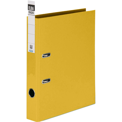 Artikelbild 5 für ELBA rado plast Ordner gelb Kunststoff 5,0 cm DIN A4, 1 St., Artikelnummer 255539