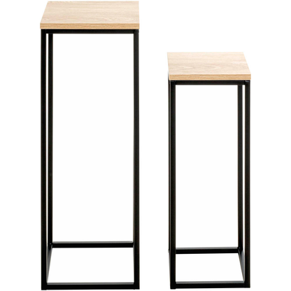 Artikelbild 4 für HAKU Möbel Pflanzenständer-Set Watford Holz eiche, 1 Set, Artikelnummer 340228