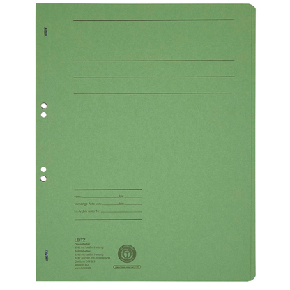 Artikelbild 2 für LEITZ Ösenhefter 3742 Karton grün DIN A4, 50 St., Artikelnummer 130753