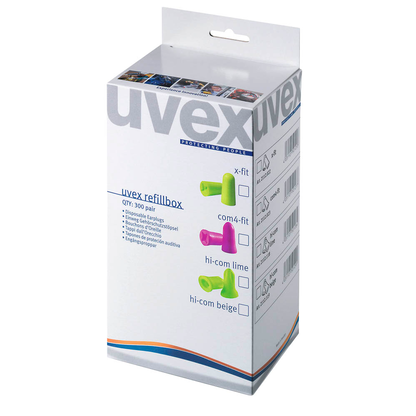 Artikelbild 3 für uvex x-fit Ohrstöpsel 37 dB Schaumstoff, 300 Paar, Artikelnummer 160388
