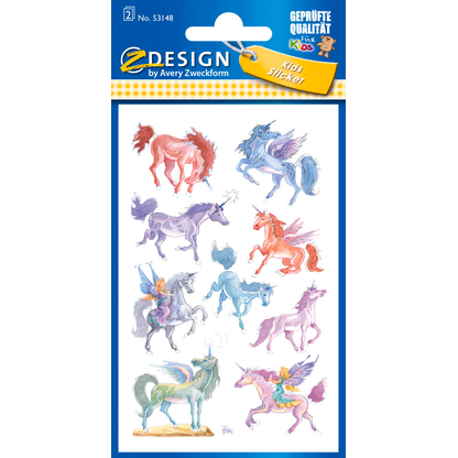Artikelbild für AVERY Zweckform Aufkleber 53148 Einhörner, 27 Etiketten, Artikelnummer 287841
