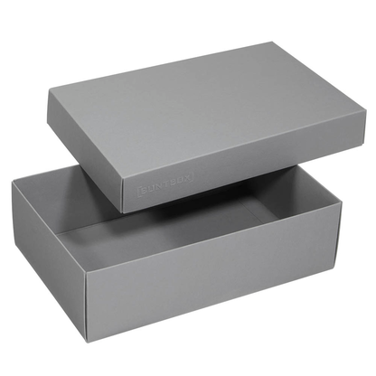 Artikelbild 3 für BUNTBOX L Geschenkboxen 3,6 l grau 26,6 x 17,2 x 7,8 cm, 2 St., Artikelnummer 303901