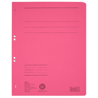 Artikelbild 2 für LEITZ Ösenhefter 3742 Karton rot DIN A4, 50 St., Artikelnummer 130760