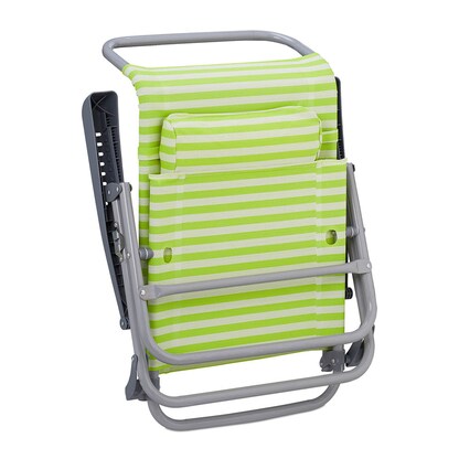 Artikelbild 8 für relaxdays Liegestuhl mit Armlehnen grün, 1 St., Artikelnummer 768327