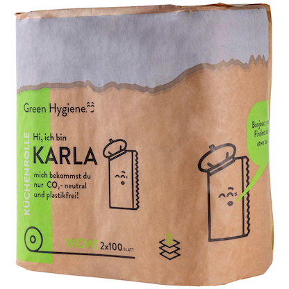 Artikelbild 7 für Green Hygiene® Küchenrollen KARLA 3-lagig, 36 Rollen, Artikelnummer 545341