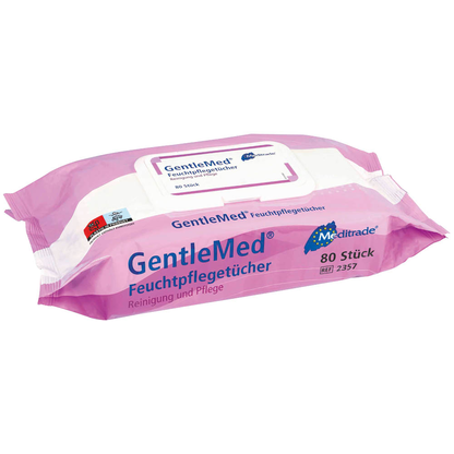 Artikelbild für Meditrade® Feuchttücher Gentle Med® 1-lagig weiß, 80 St., Artikelnummer 242657