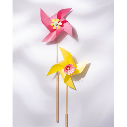 Artikelbild 2 für folia Bastelholz natur Windrad Stab, 1 Set, Artikelnummer 693107