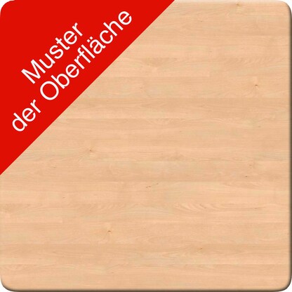 Artikelbild 3 für BISLEY Konferenztisch Cito ahorn, silber rechteckig, 4-Fuß-Gestell silber, 240,0 x 120,0 x 74,0 cm, Artikelnummer 257415