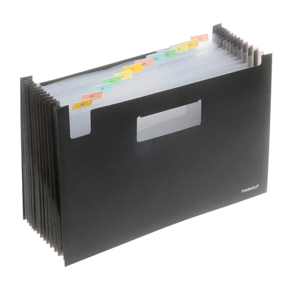 Artikelbild für FolderSys Fächermappe 12 Fächer schwarz, 1 St., Artikelnummer 162016