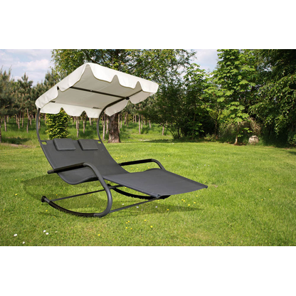 Artikelbild für Garden Pleasure Sonnenliege SERFIOS anthrazit Stahl, Artikelnummer 380301