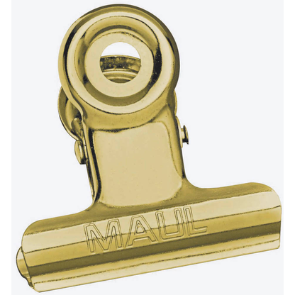Artikelbild für MAUL Foldbackklammern gold 3,0 cm, 10 St., Artikelnummer 329989