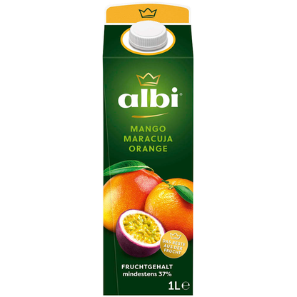 Artikelbild 2 für albi® Fruchtnektar Mango, Maracuja, Orange 1,0 l, Artikelnummer 423188