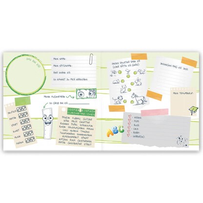 Artikelbild 3 für ROTH Freundebuch Fußballstar ca. DIN A4 liniert, blau Hardcover 64 Seiten, 1 St., Artikelnummer 580736