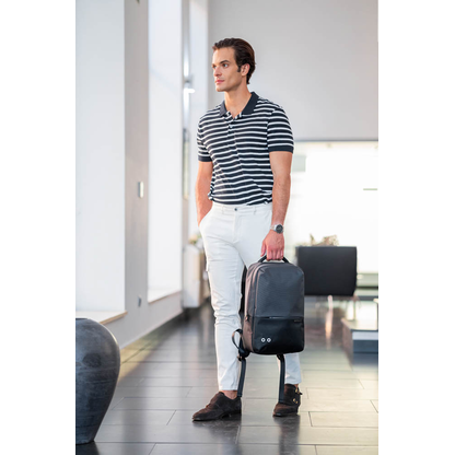 Artikelbild 5 für BESTLIFE Laptop-Rucksack ORION Kunststoff schwarz bis 35,8 cm (14,1 Zoll), Artikelnummer 586287