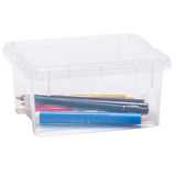 Artikelbild 1 für PAPERFLOW VIEW Aufbewahrungsbox 2,0 l transparent 19,0 x 16,0 x 9,0 cm, 1 St., Artikelnummer 735652