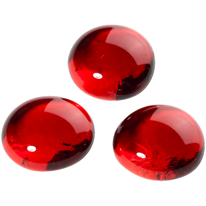 Artikelbild 2 für GLOREX Muggelsteine rot Glasnuggets Ø 20,0 mm, 200,0 g, 1 Pack, Artikelnummer 732147
