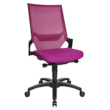 Artikelbild 1 für Topstar Bürostuhl Autosynchron®-1, AU1000 T33 Stoff lila, Gestell schwarz, Artikelnummer 788463