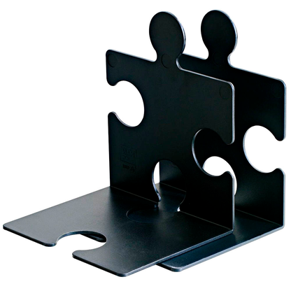 Artikelbild für HAN Buchstützen PUZZLE schwarz 12,3 x 14,2 x 17,1 cm, 2 St., Artikelnummer 171502