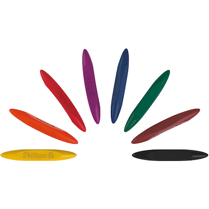 Artikelbild 3 für Pelikan griffix® Wachsmalstifte farbsortiert, 8 St., Artikelnummer 402513
